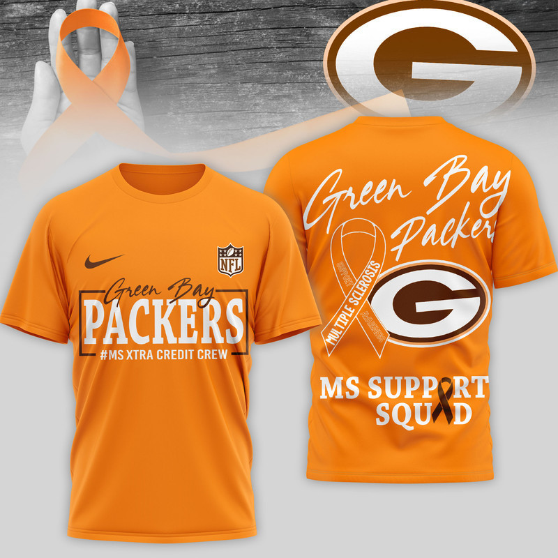 Green Bay Packers | Premium NFL MS Support 3D T-Shirt HY