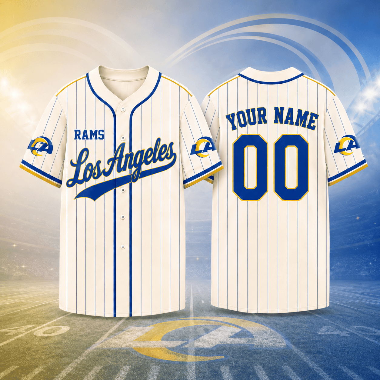 Los Angeles Rams | Premium NFL Personalized Game Day Jersey NNK