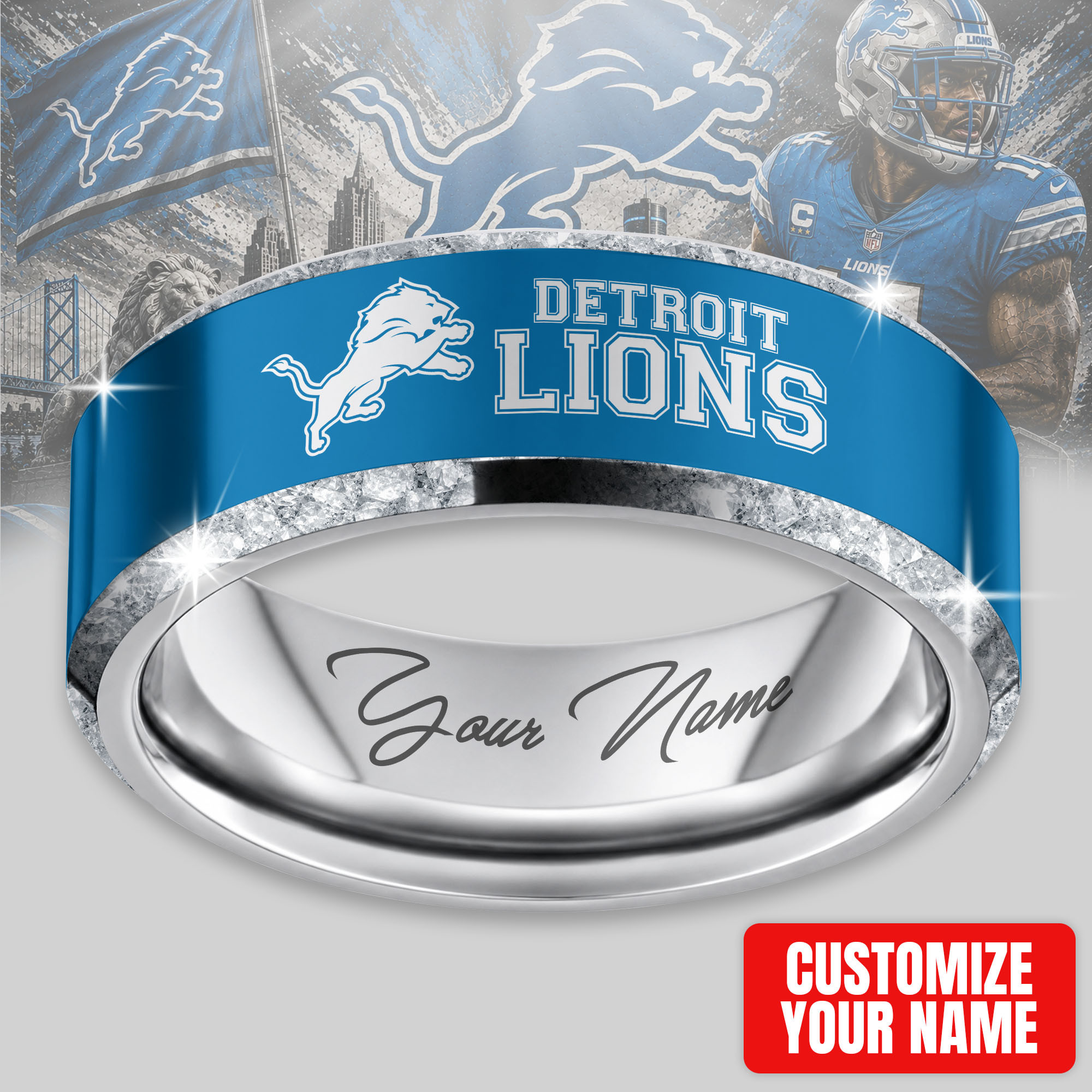 Detroit Lions | Premium NFL Championship Ring NTH1