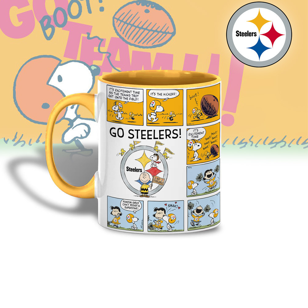Pittsburgh Steelers | Premium NFL Peanuts Comic Mug HY