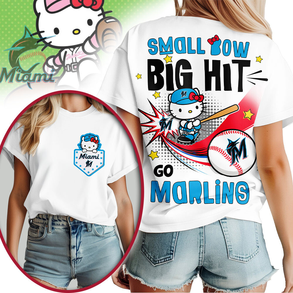 Miami Marlins | Premium MLB Hello Kitty Women Shirt HY