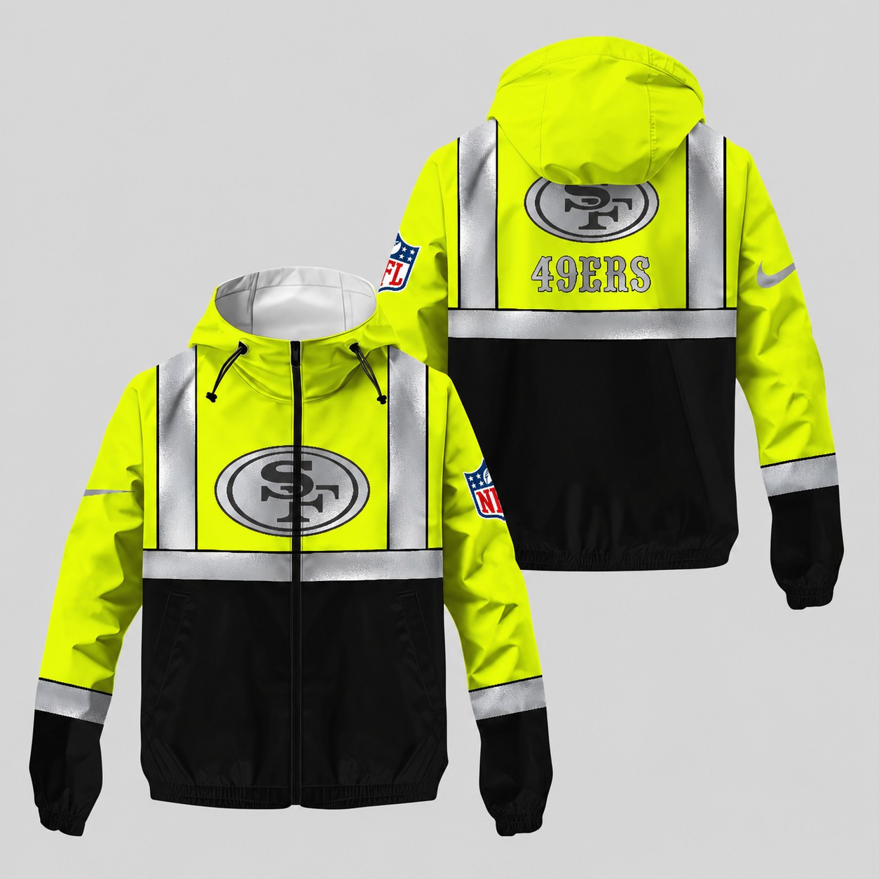 San Francisco 49ers | Premium NFL Safety Windbreaker Jacket MM