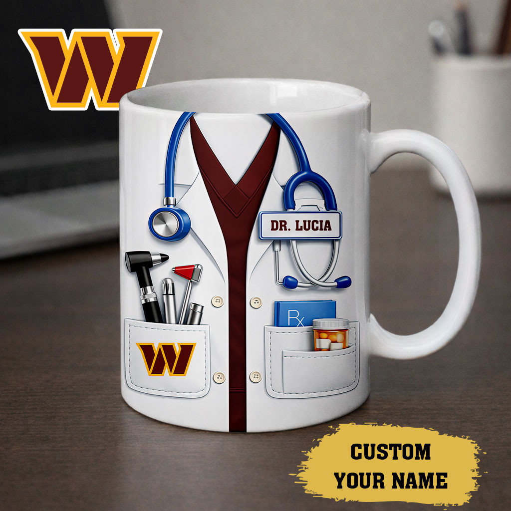Washington Commanders | Premium NFL Personalized Medical Mug NY