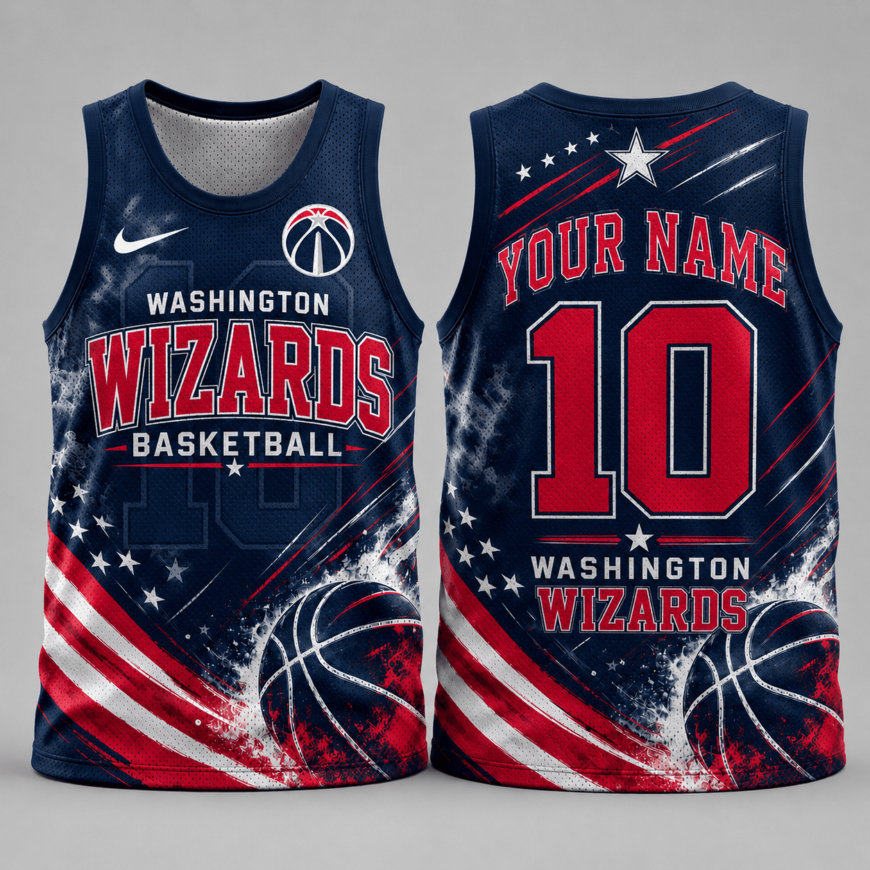 Washington Wizards | Premium NBA Personalized Fan Pride Basketball Tank Top TD
