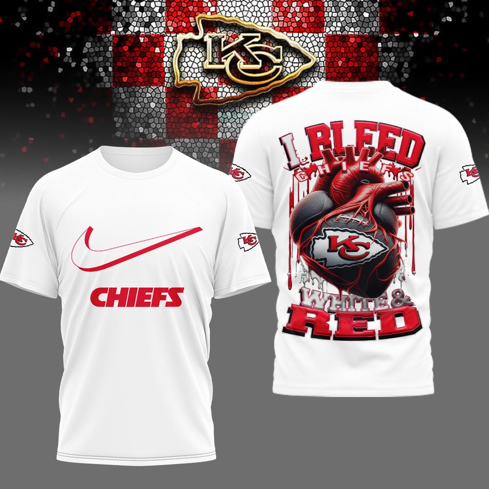Kansas City Chiefs | Premium NFL I Bleed 3D Shirt HI