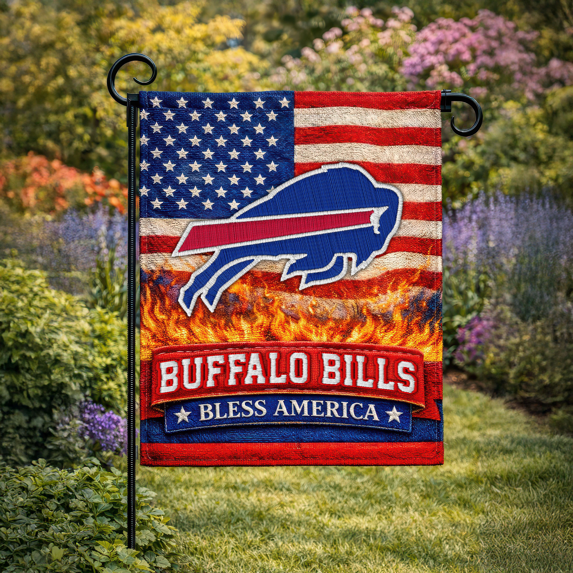 Buffalo Bills | Premium NFL 250 Years Of America Freedom Flag NY