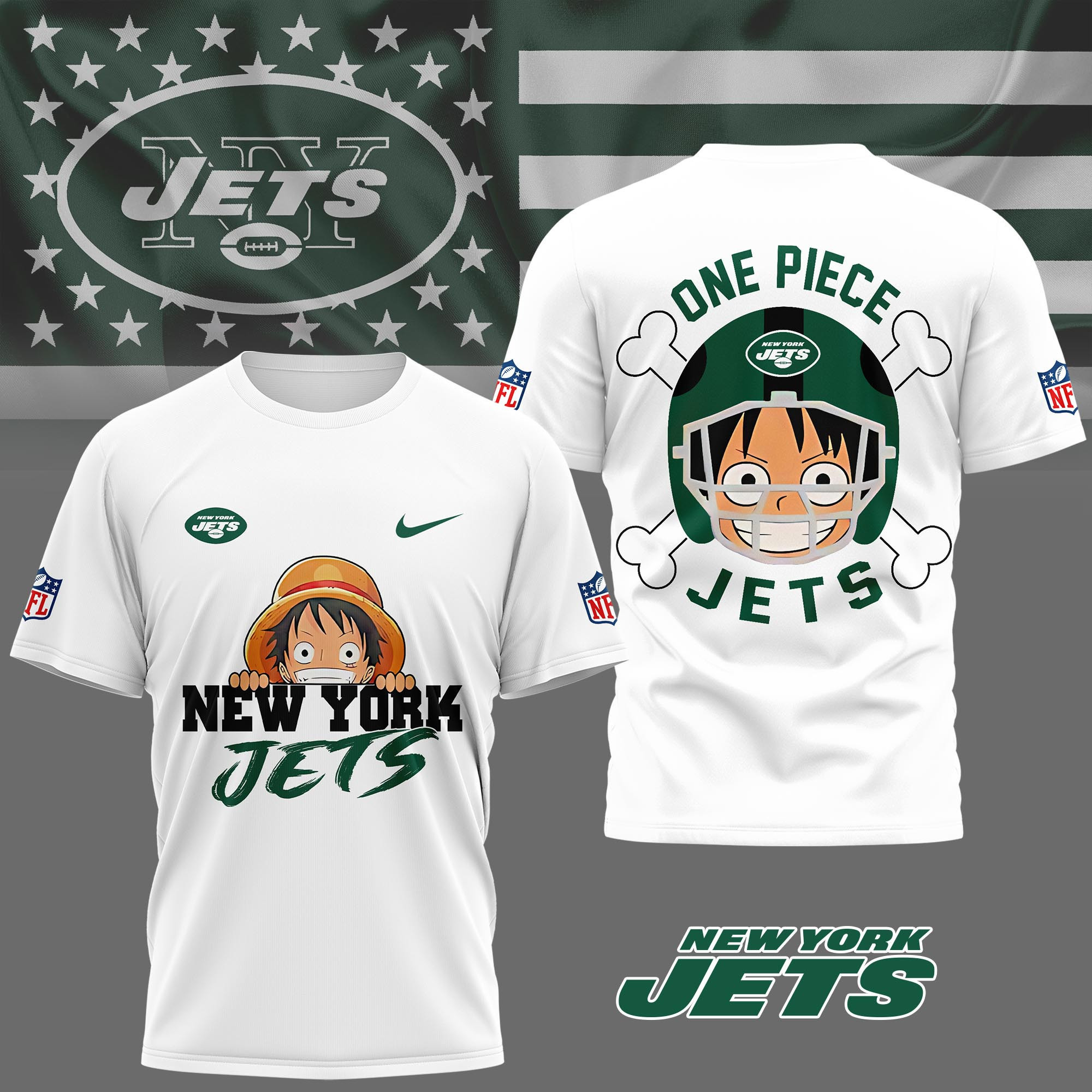 New York Jets | Premium NFL One Piece Fan 3D Shirt NY
