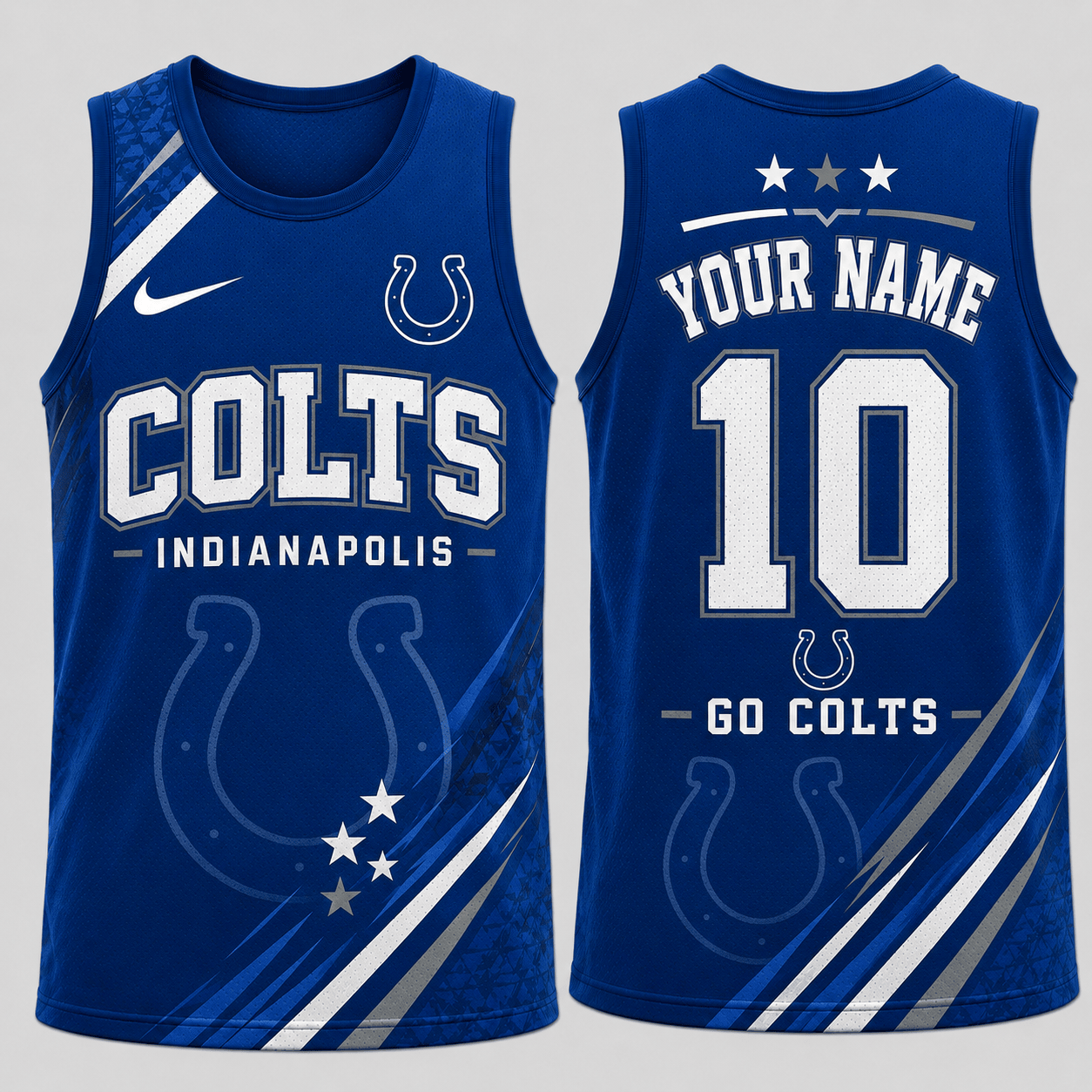 Indianapolis Colts | Premium NFL Personalized Team Spirit Sports Tank Top TD