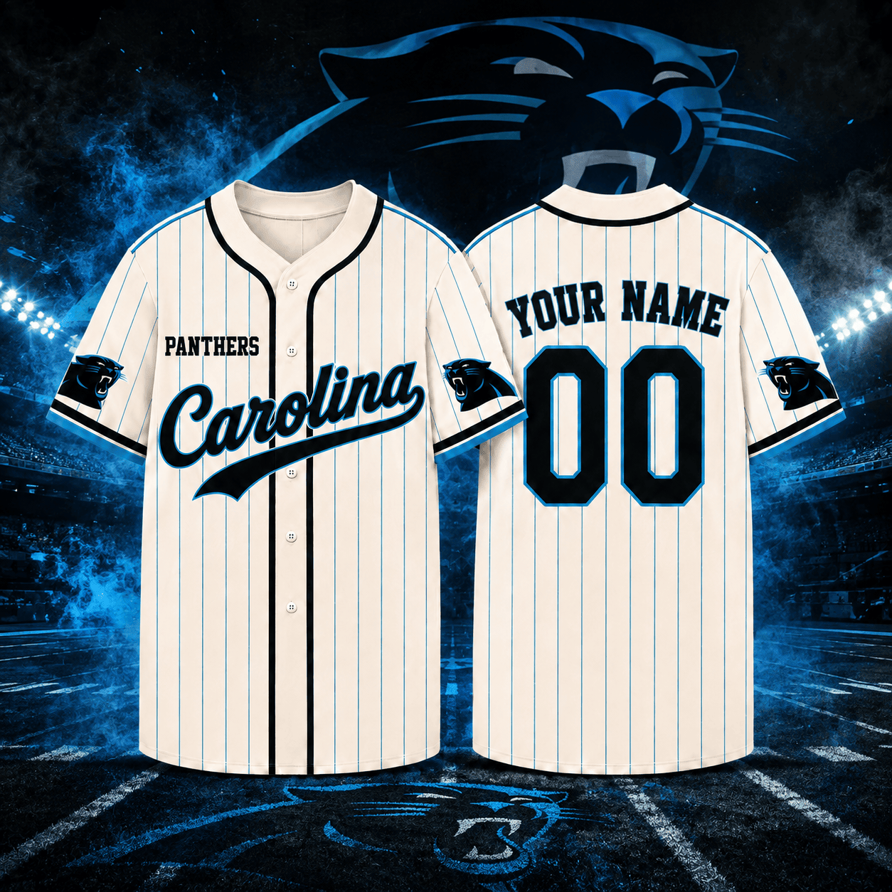 Carolina Panthers | Premium NFL Personalized Game Day Jersey NNK