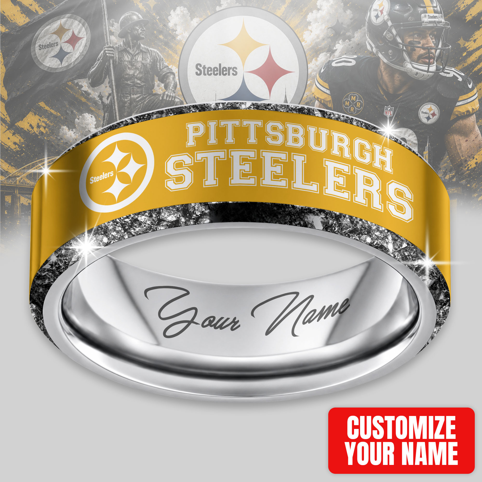 Pittsburgh Steelers | Premium NFL Championship Ring NTH1