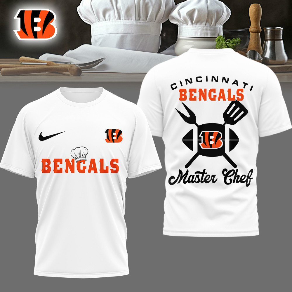 Cincinnati Bengals | Premium NFL Master Chef 3D Shirt HI