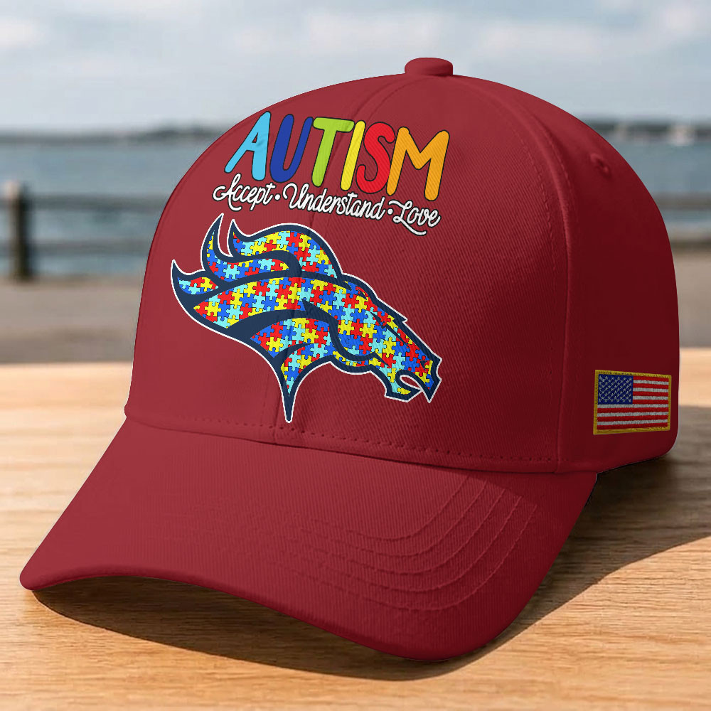 Denver Broncos | Premium Classic NFL Autism Awareness Puzzle Cap