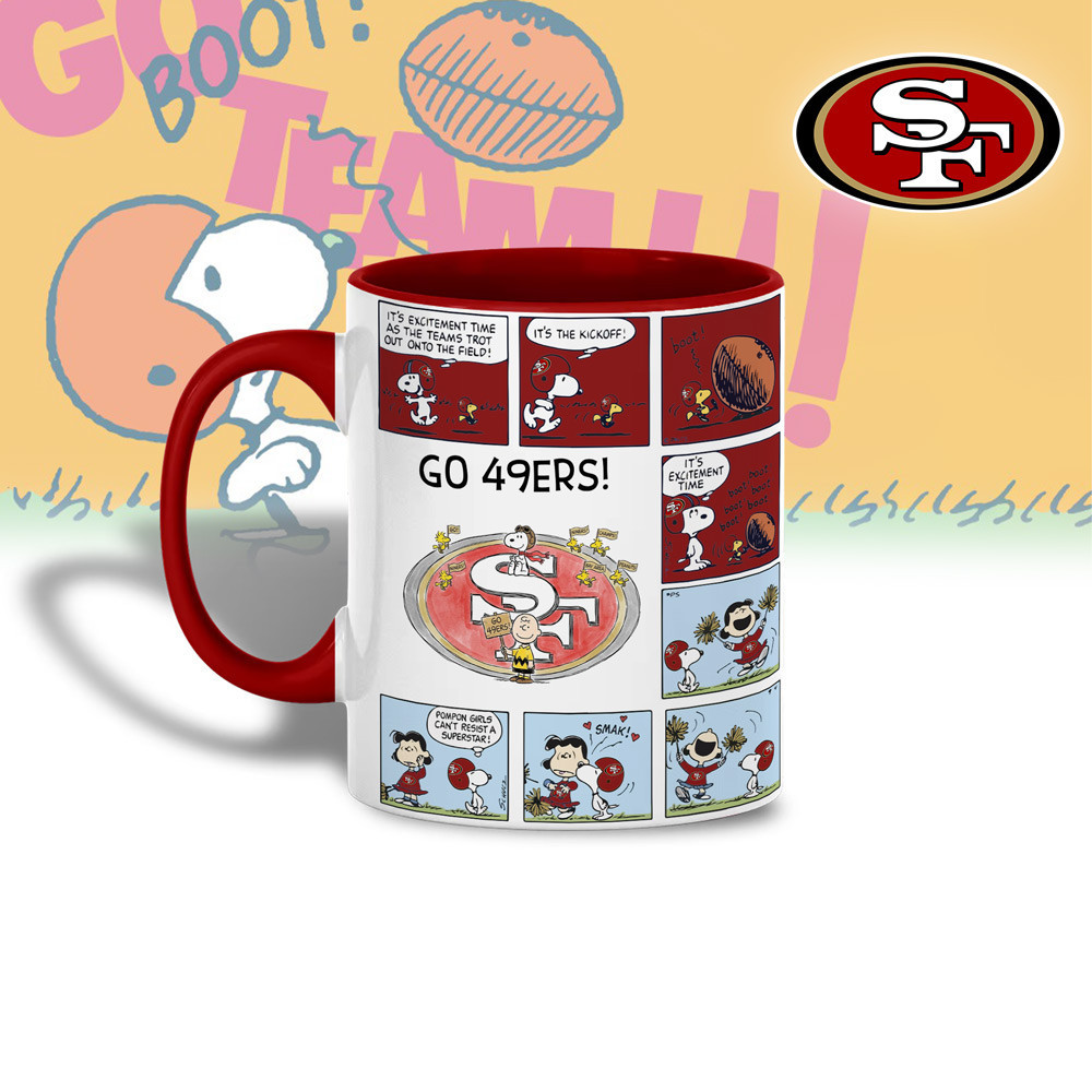 San Francisco 49ers | Premium NFL Peanuts Comic Mug HY