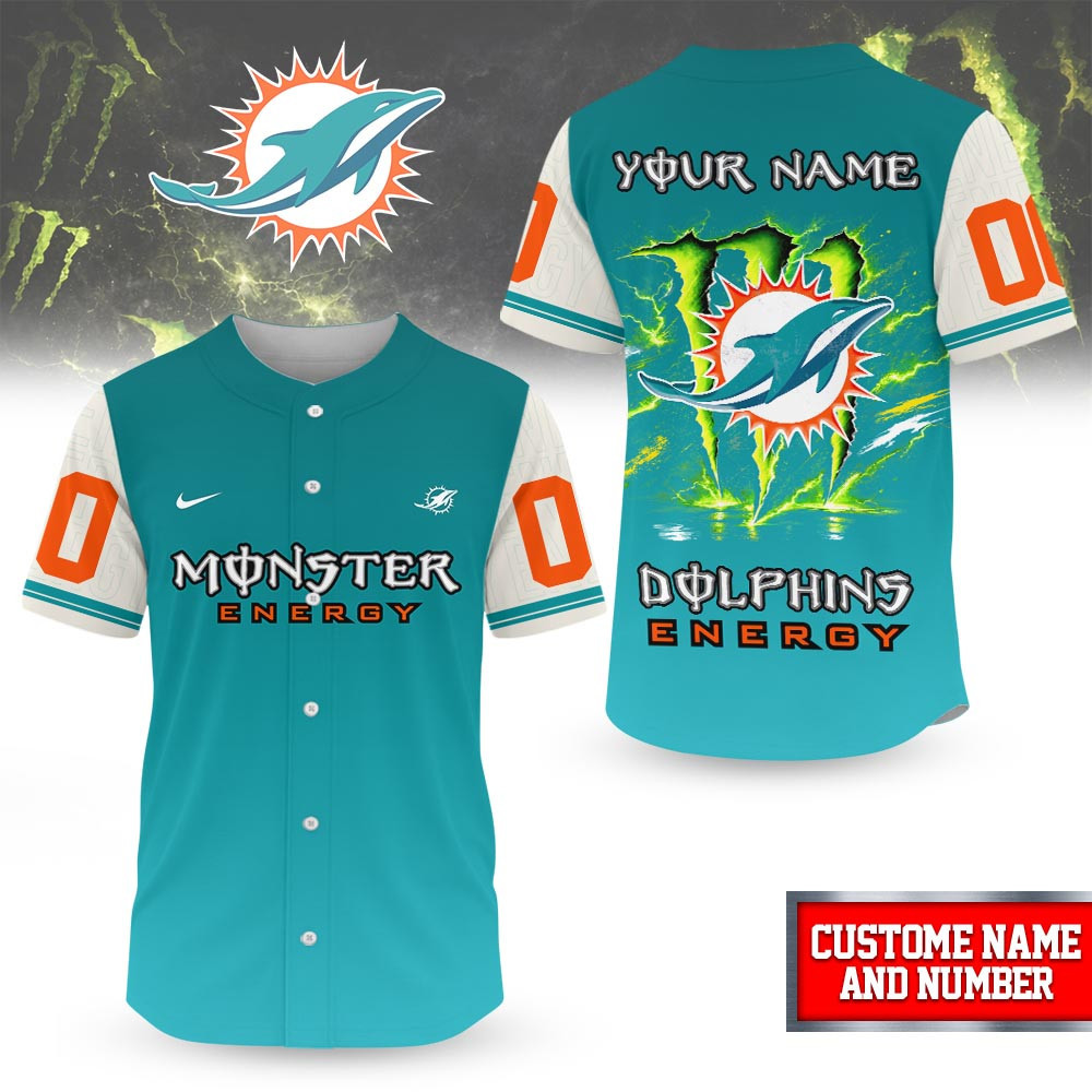 Miami Dolphins | Premium NFL Monster Energy Jersey NP