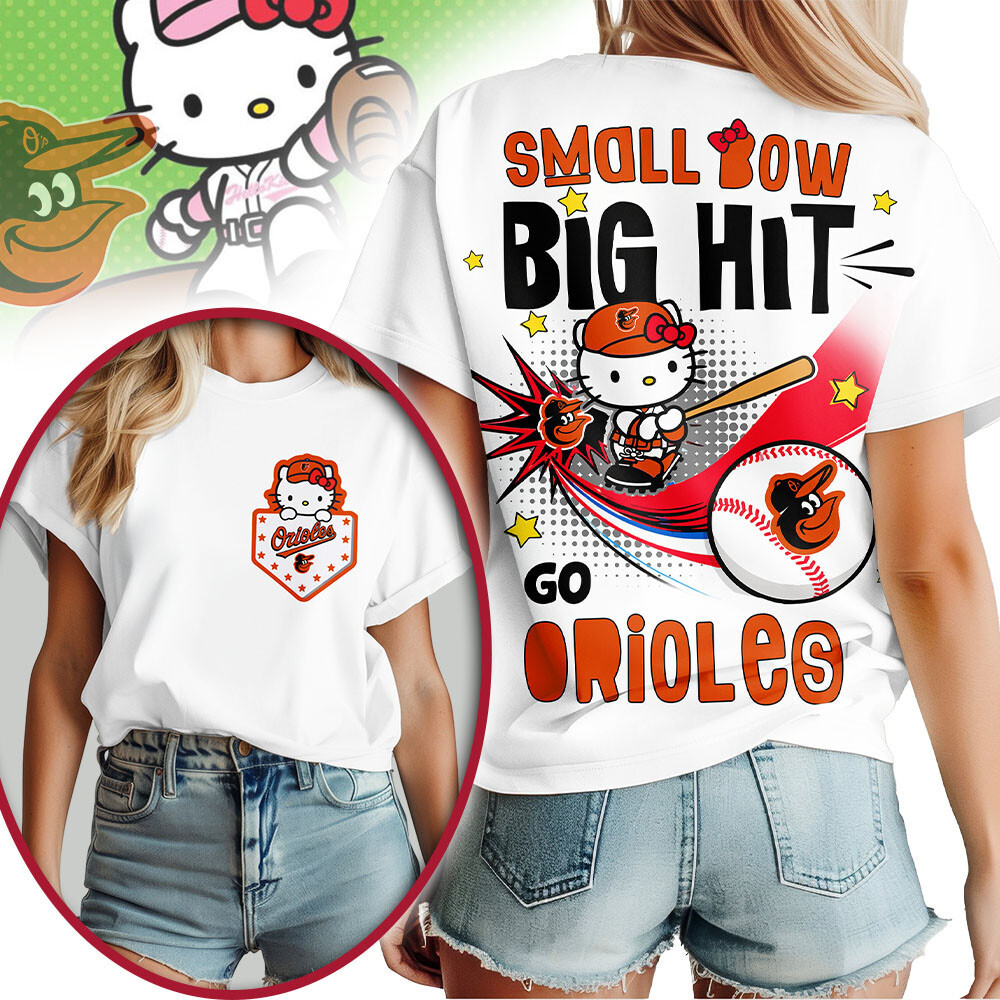 Baltimore Orioles | Premium MLB Hello Kitty Women Shirt HY