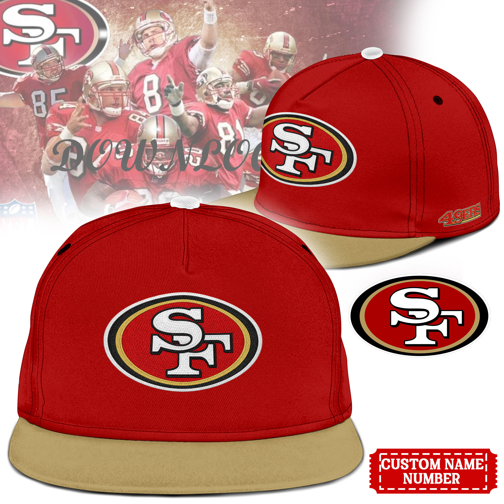 San Francisco 49ers | Premium NFL Heritage Cap NTH1