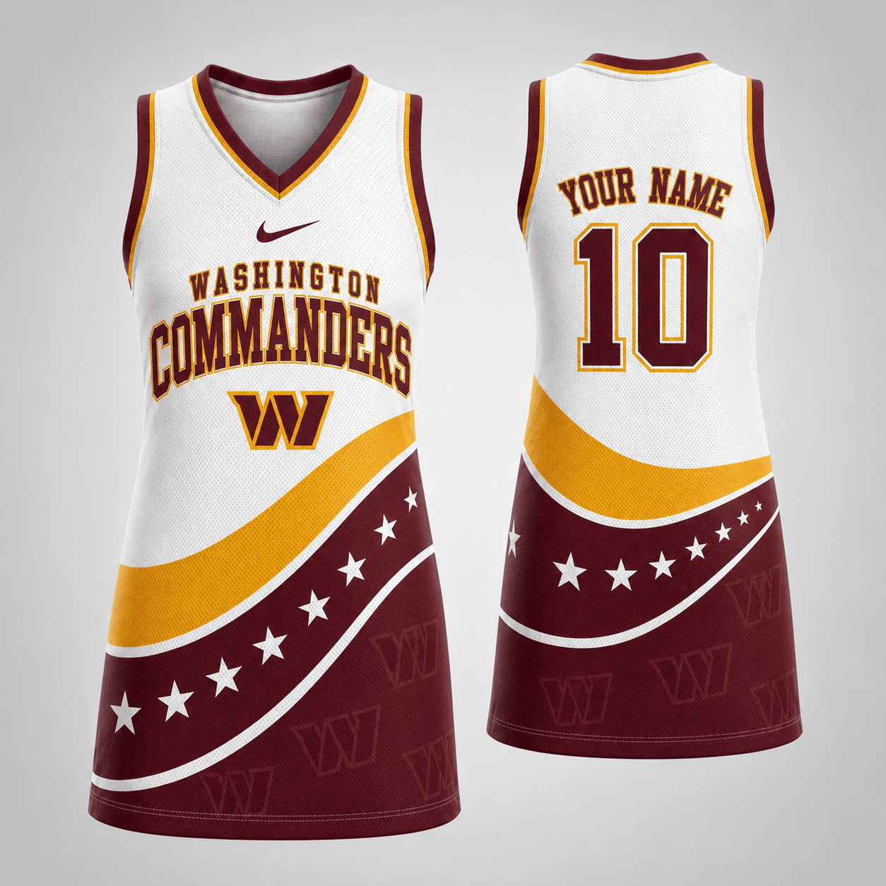 Washington Commanders | Premium NFL Bold Team Pride Women Jersey Dress TD