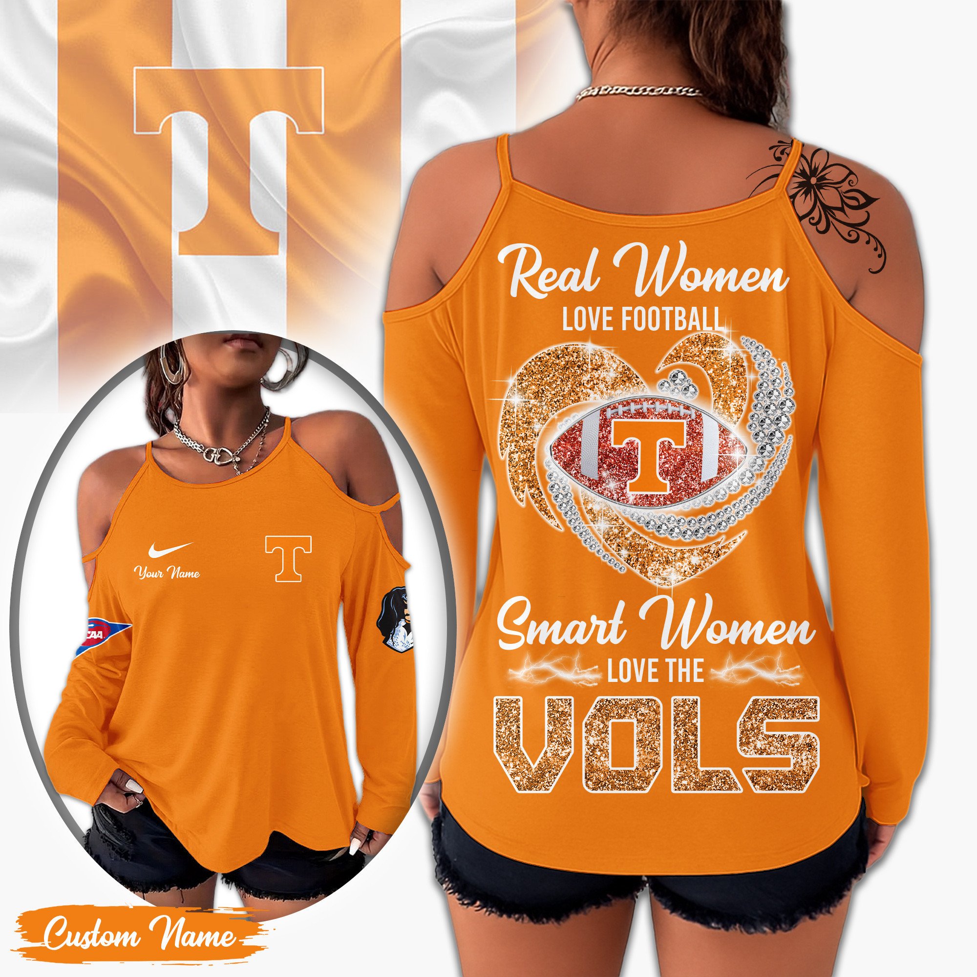 Tennessee Volunteers | Premium NCAA Lady Tshirt TD