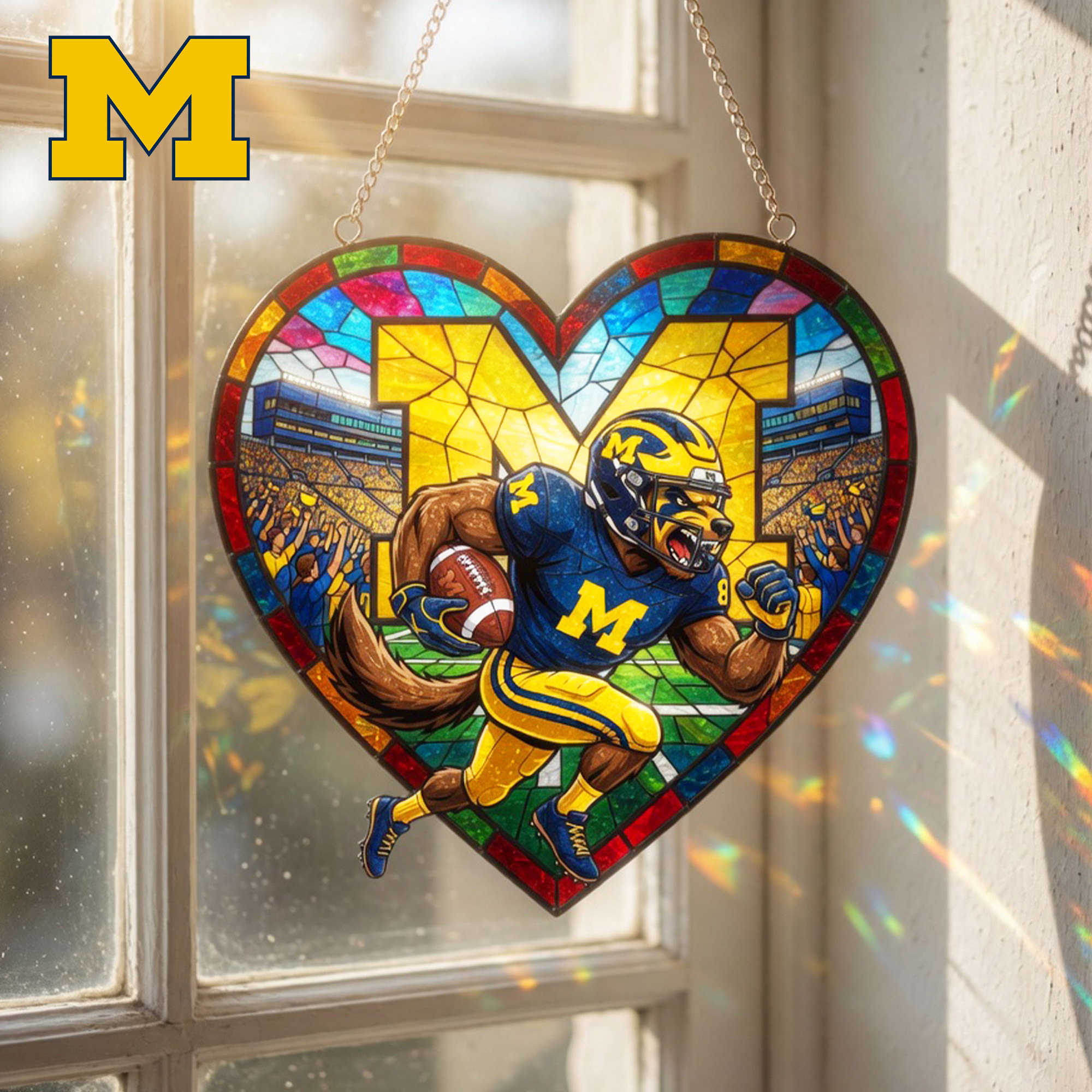Michigan Wolverines | Premium NCAA Game Day Suncatcher NY