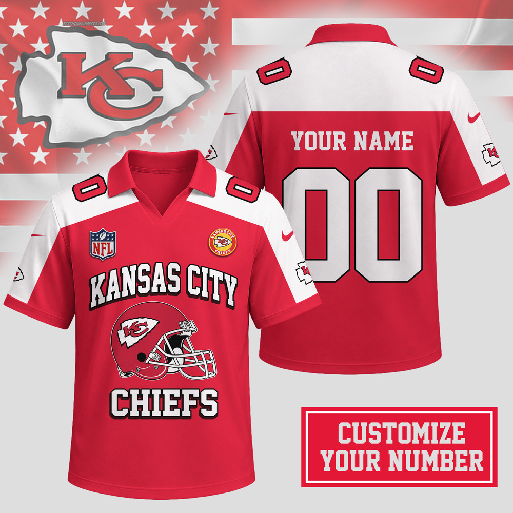 Kansas City Chiefs | Premium NFL Helmet Graphic Jersey NTH1