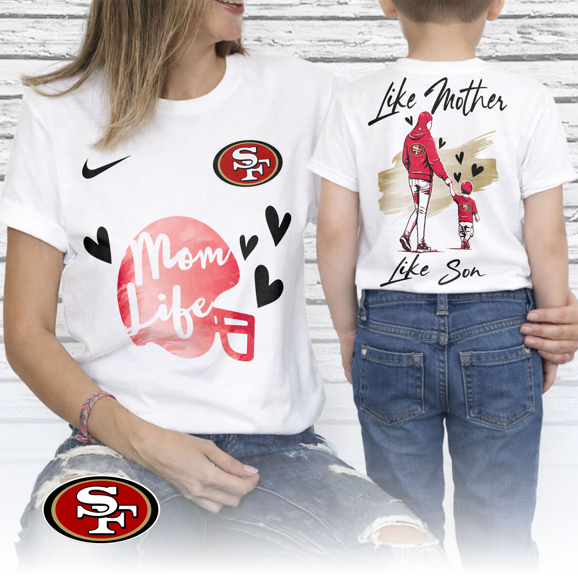 San Francisco 49ers | Premium NFL Like Mother Like Son 3D Shirt NP
