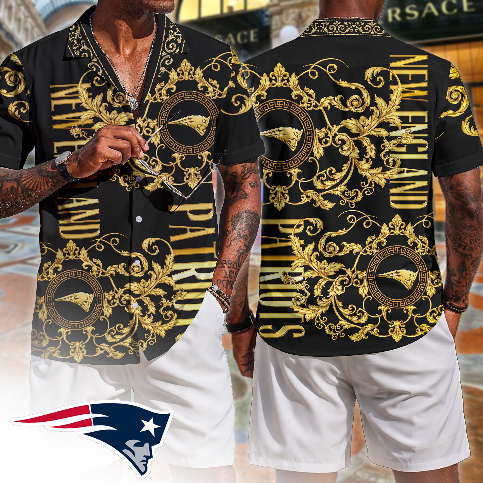 New England Patriots | Premium NFL Luxury Hawaiian Shirt HY