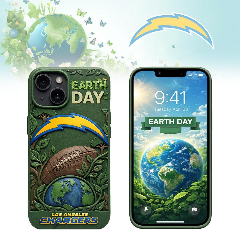 Los Angeles Chargers | Premium NFL Earth Day Phonecase HY