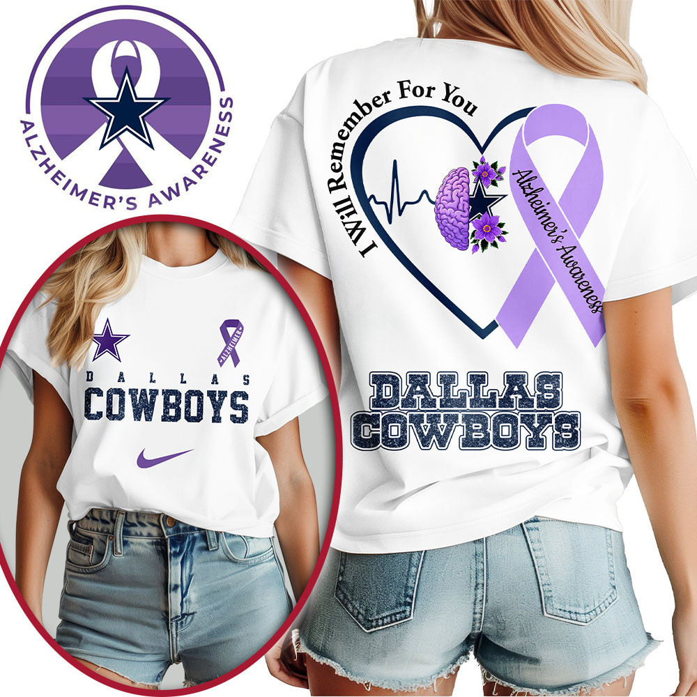 Dallas Cowboys | Premium NFL Memory Awareness 3D Shirt NTH1