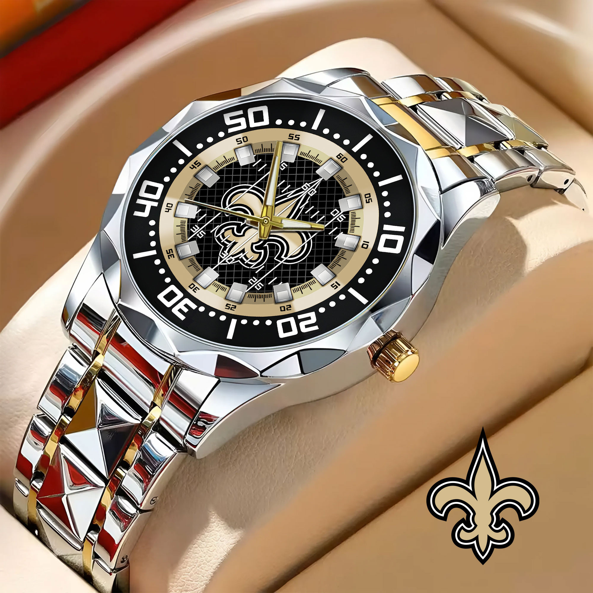 New Orleans Saints | NFL Camaro Elegant Fashion Design Men Watch TD