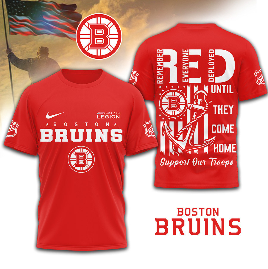 Boston Bruins | Premium NHL Red Friday Shirt TD
