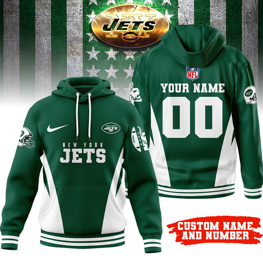 New York Jets | Premium NFL Personalized Fan Hoodie TD