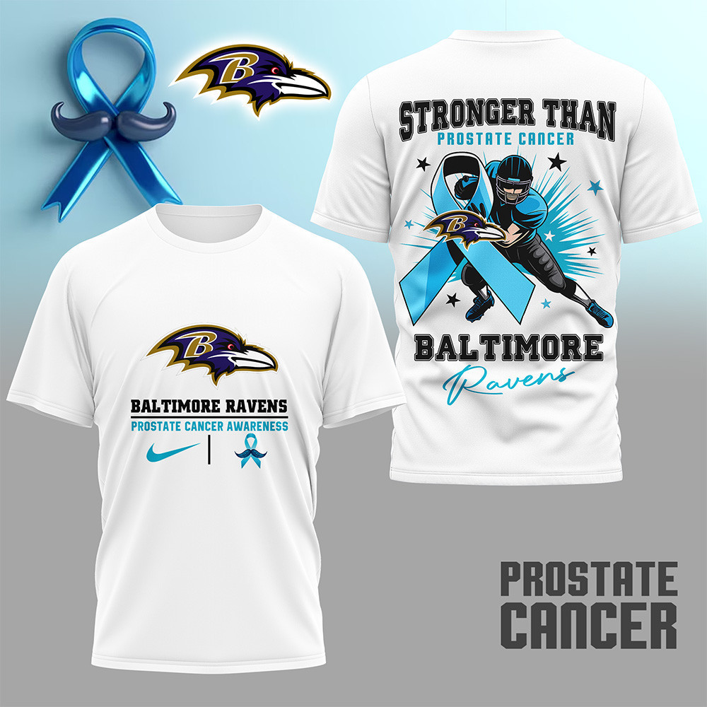 Baltimore Ravens | Premium NFL Prostate Cancer Awareness Month Shirt HI