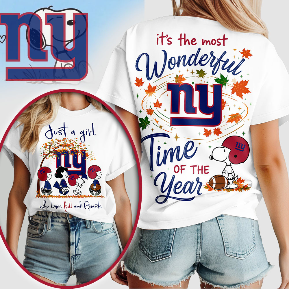 New York Giants | Premium NFL Fall Wonderful Time of the Year 3D Shirt NTH1
