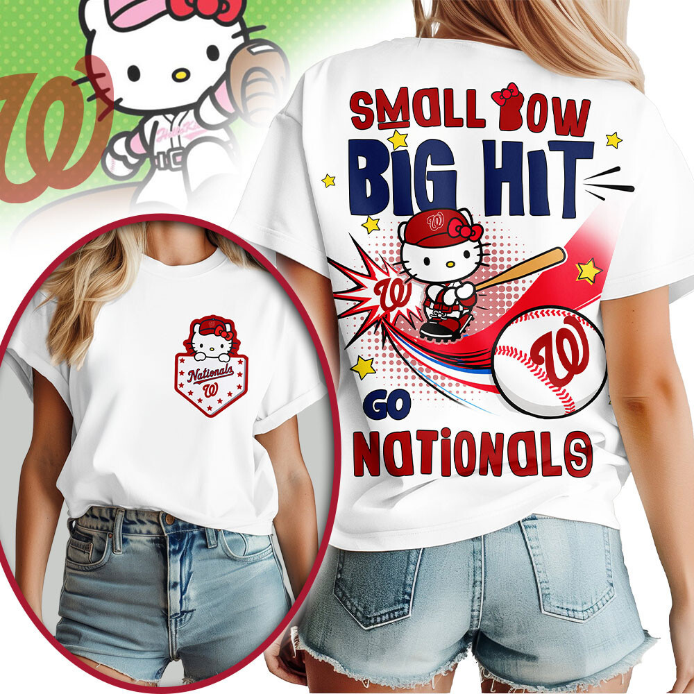 Washington Nationals | Premium MLB Hello Kitty Women Shirt HY