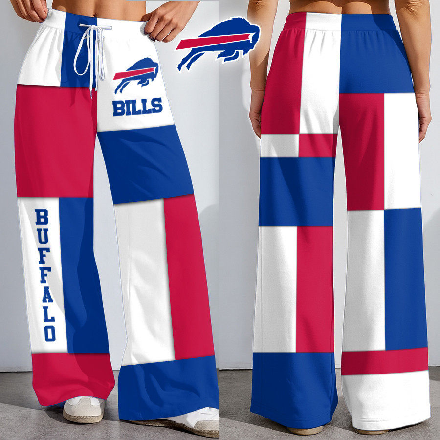 Buffalo Bills | Premium NFL Color Block Football High-Stretch Casual Pants HI