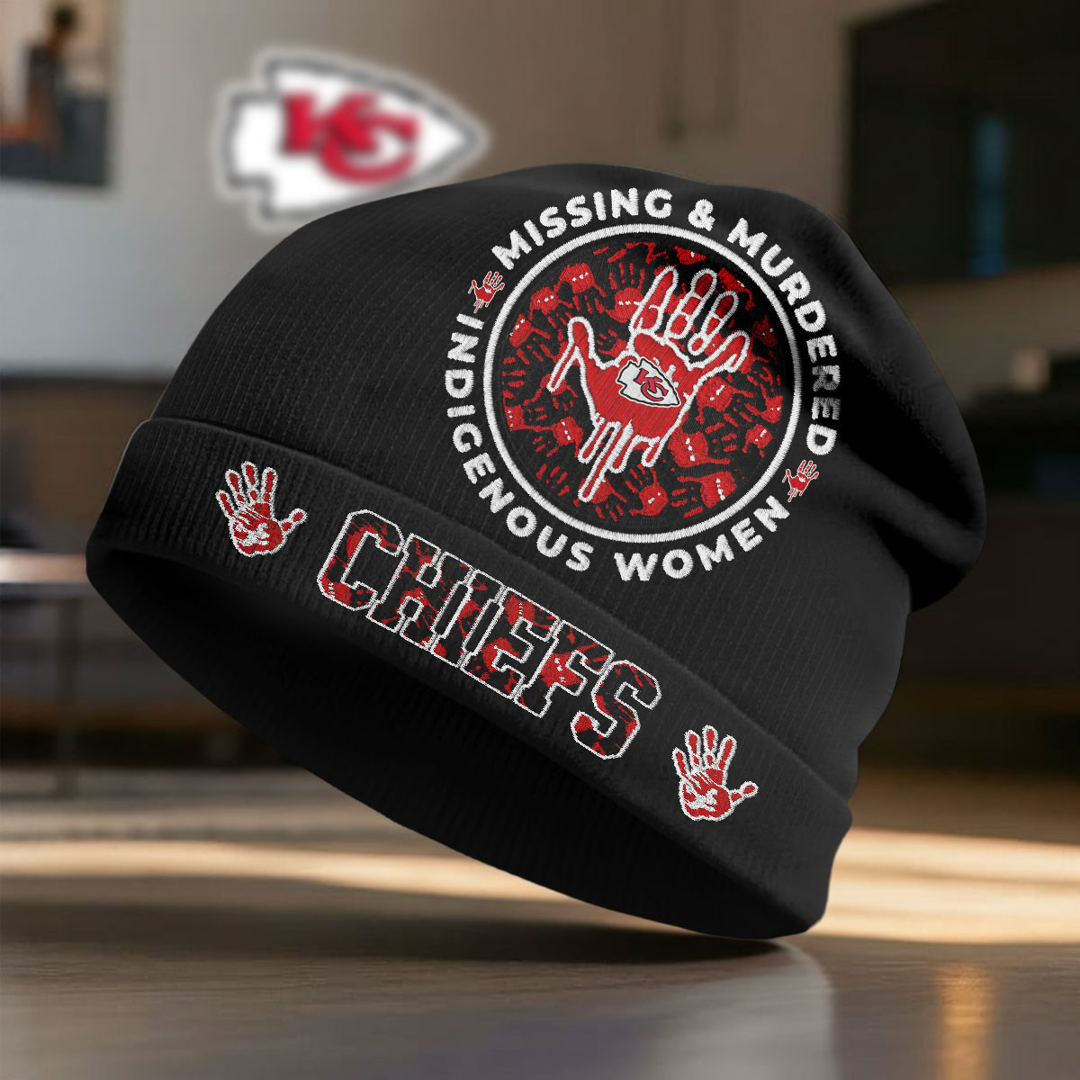 Kansas City Chiefs | Premium NFL MMIW Awareness Beanie Hat NY