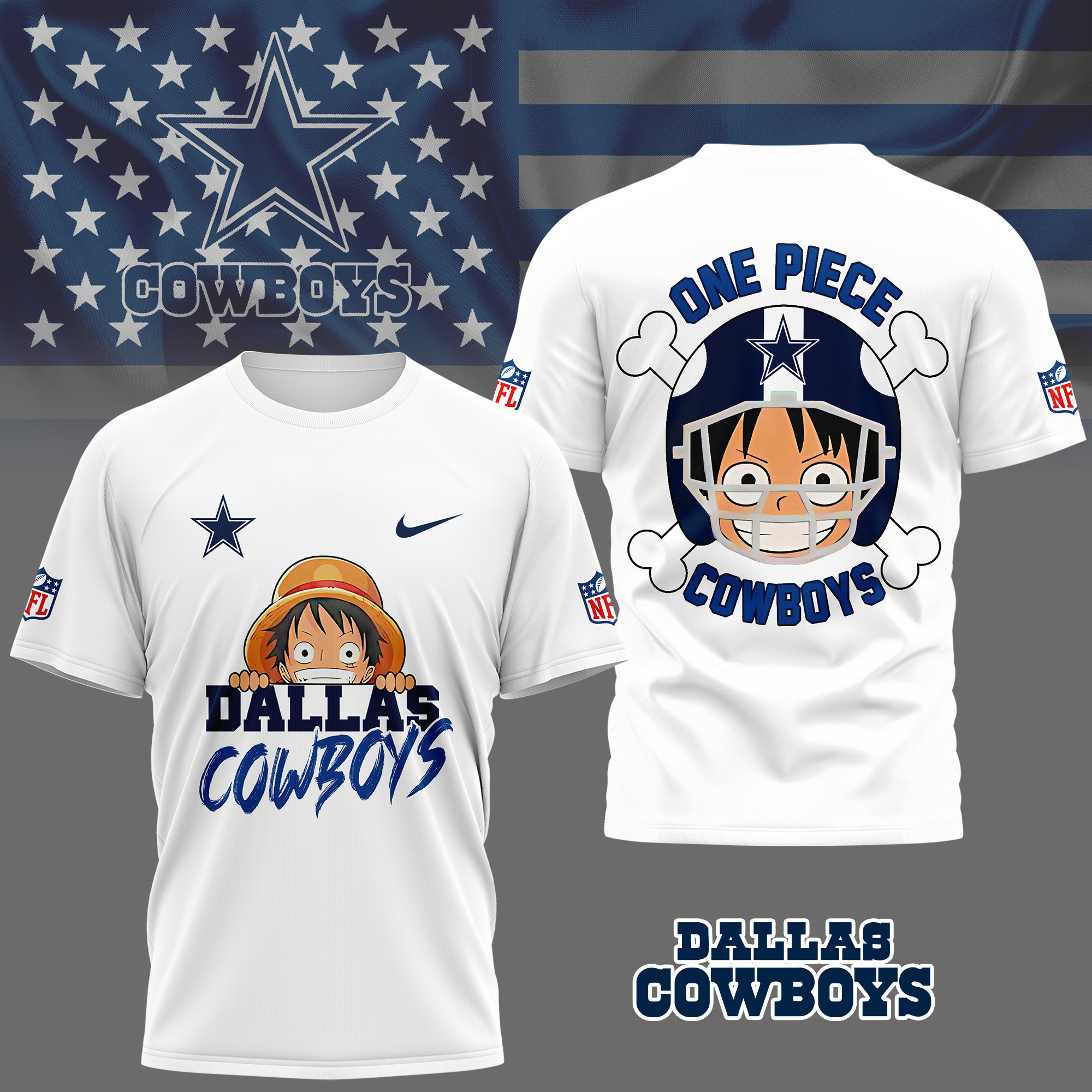 Dallas Cowboys | Premium NFL One Piece Fan 3D Shirt NY