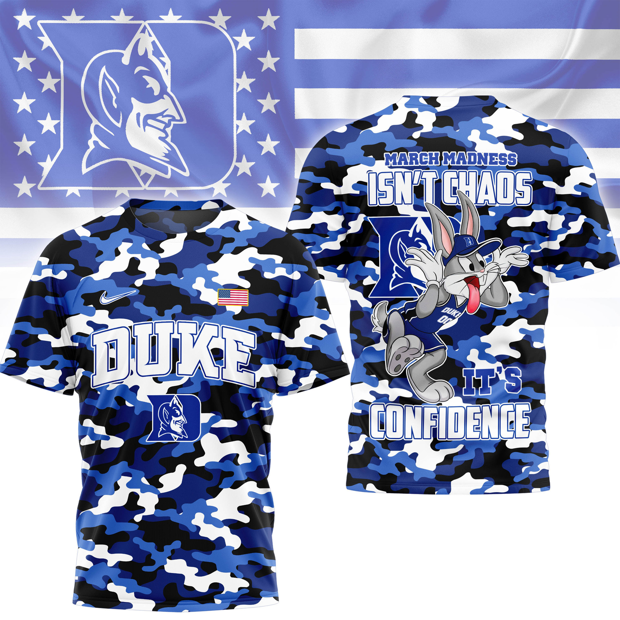Duke Blue Devils | Premium NCAA Call It Confidence Shirt PBCC583