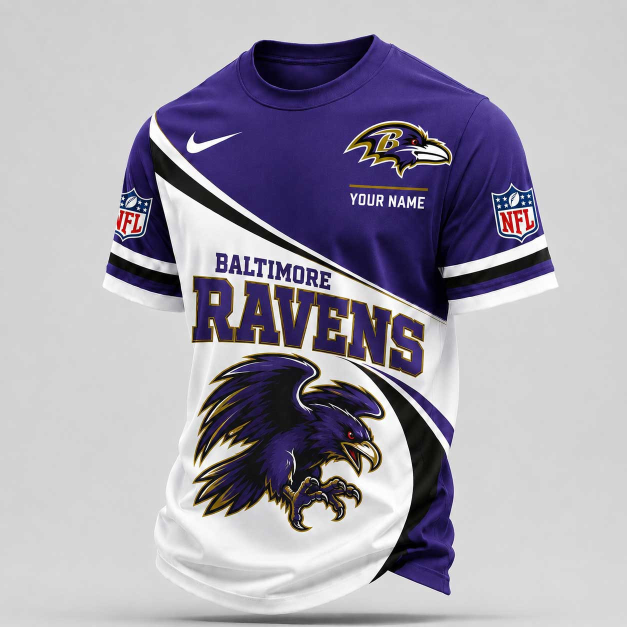 Baltimore Ravens | Premium NFL Bold Team Pride t-shirt TD
