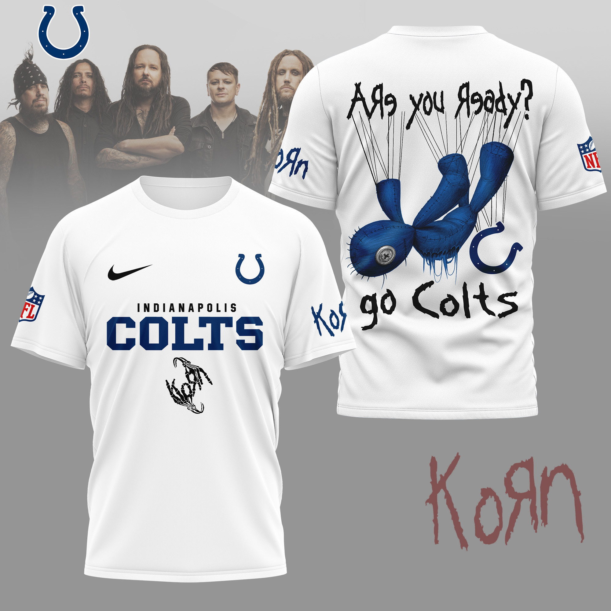 Indianapolis Colts | Premium NFL Korn Fan Shirt NY