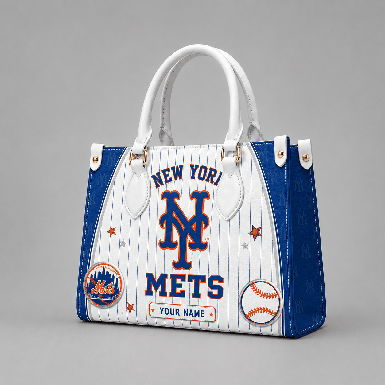 New York Mets | Premium MLB Fan Pride Leather Handbag