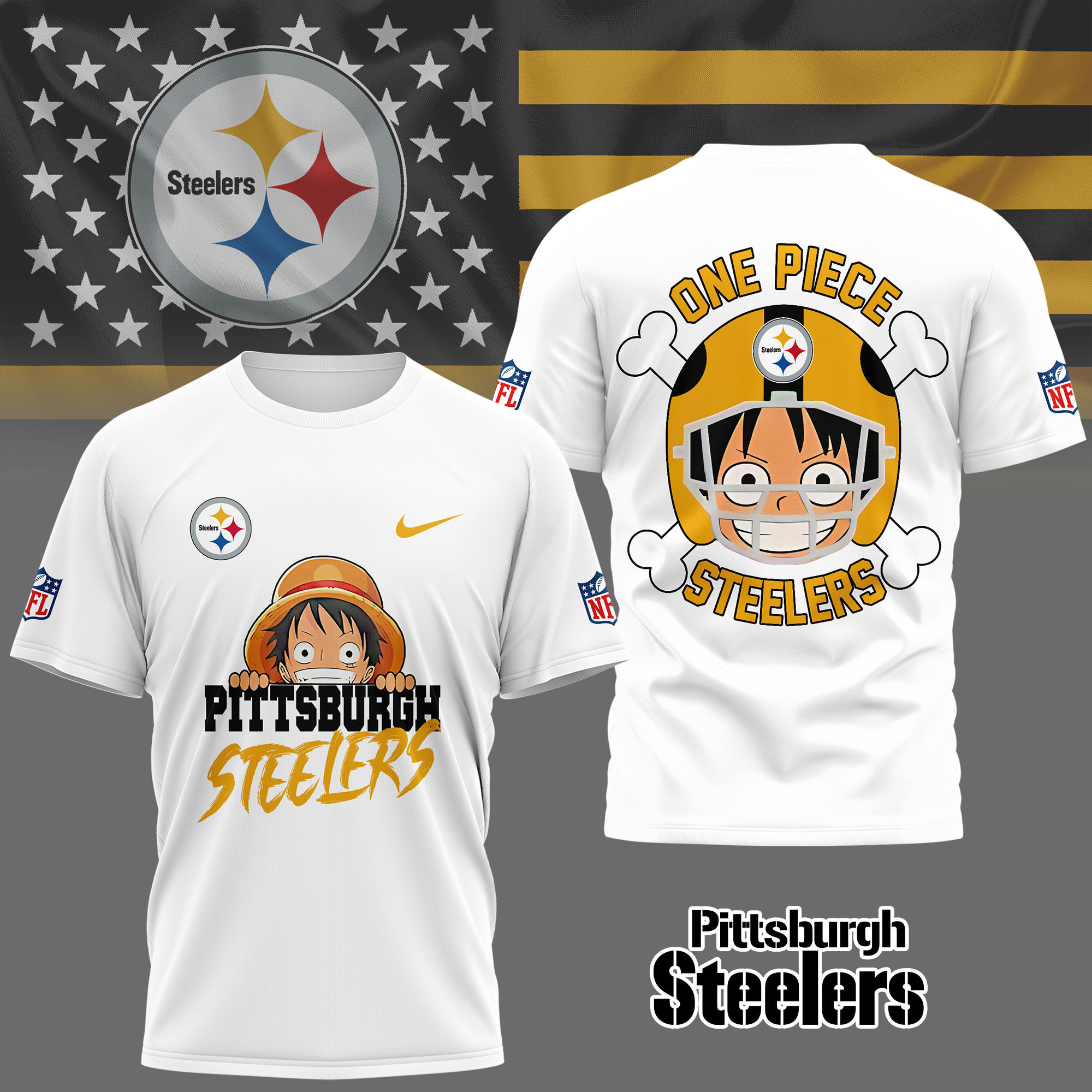 Pittsburgh Steelers | Premium NFL One Piece Fan 3D Shirt NY