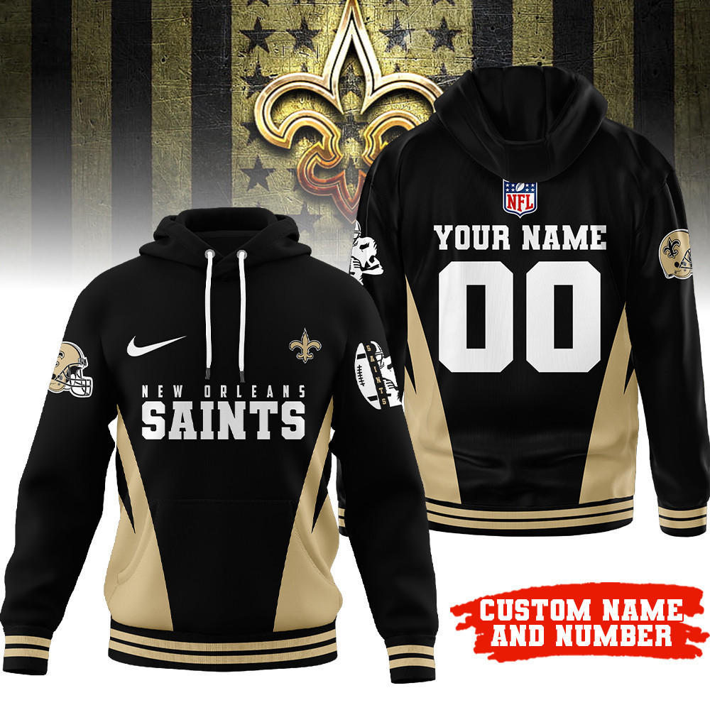 New Orleans Saints | Premium NFL Personalized Fan Hoodie TD