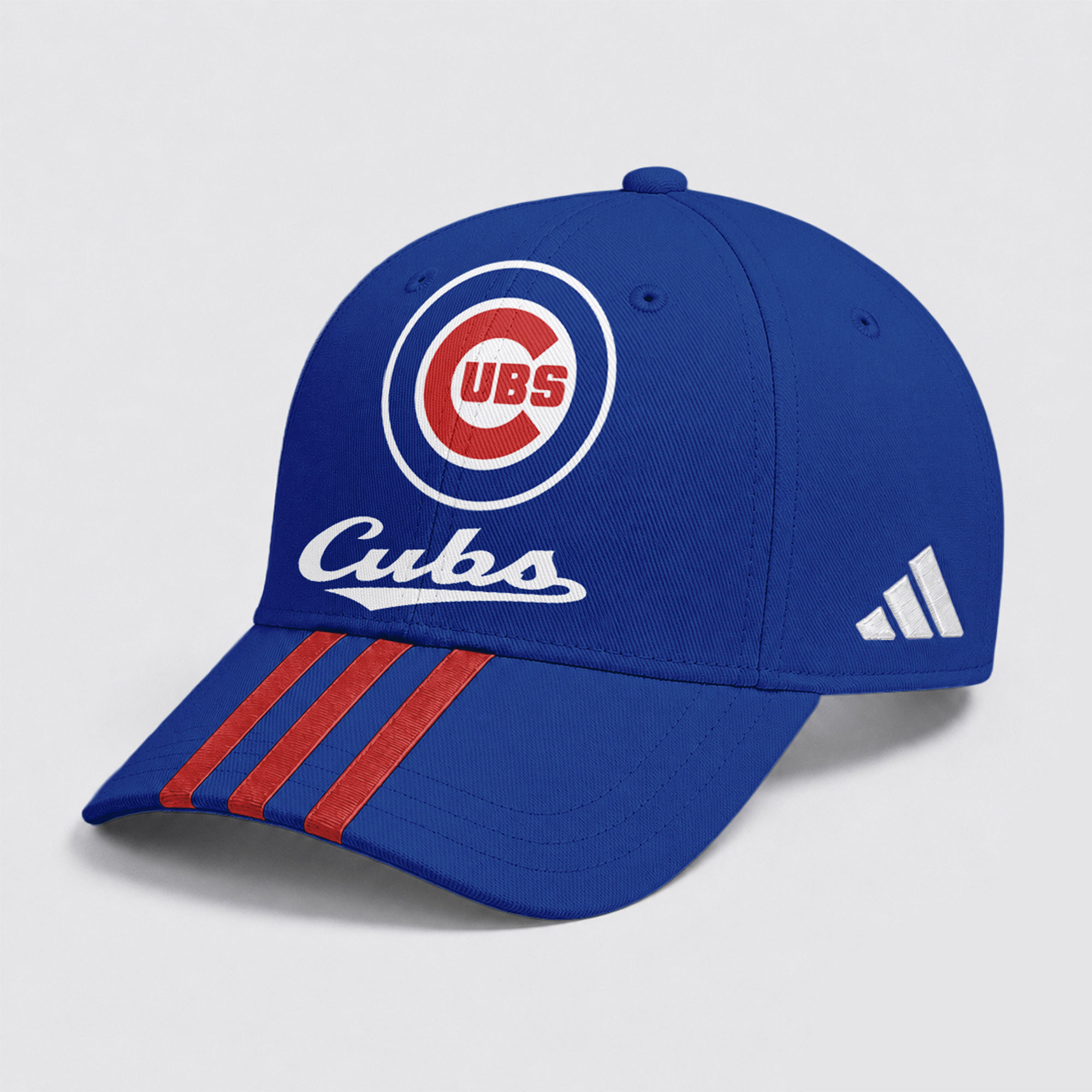 Chicago Cubs | Premium MLB Signature Triple Stripe Fan Baseball Cap