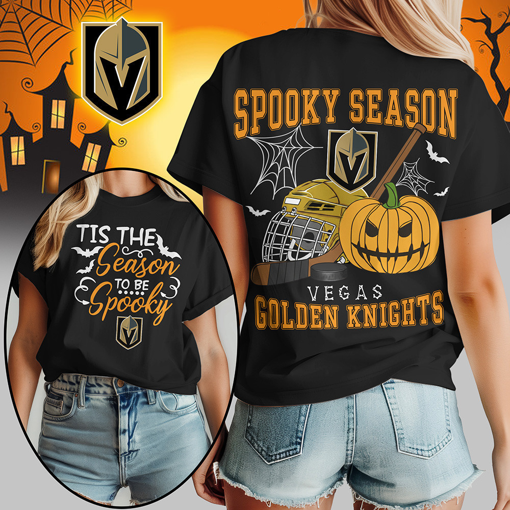 Vegas Golden Knights | Premium NHL Spooky Season Women's Shirt TD