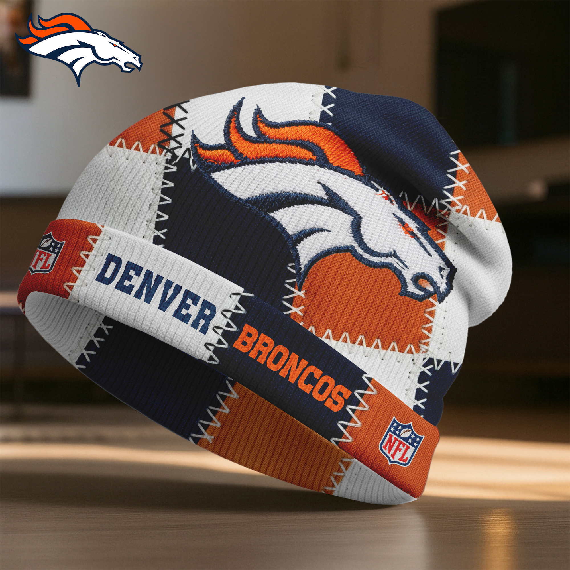 Denver Broncos | Premium NFL Pride Beanie Hat NY