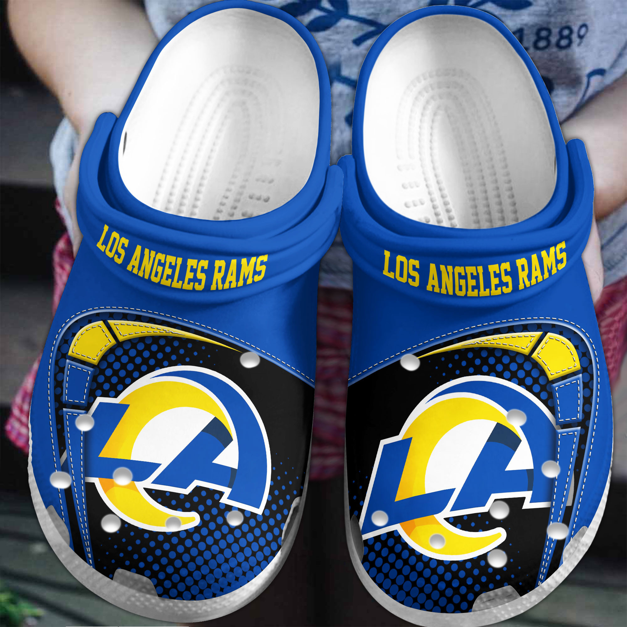 Los Angeles Rams | Premium NFL Crocs Shoes NY