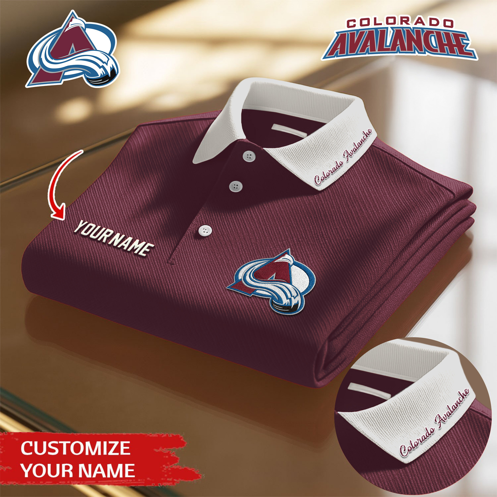 Colorado Avalanche | Premium NHL Polo Shirt TD