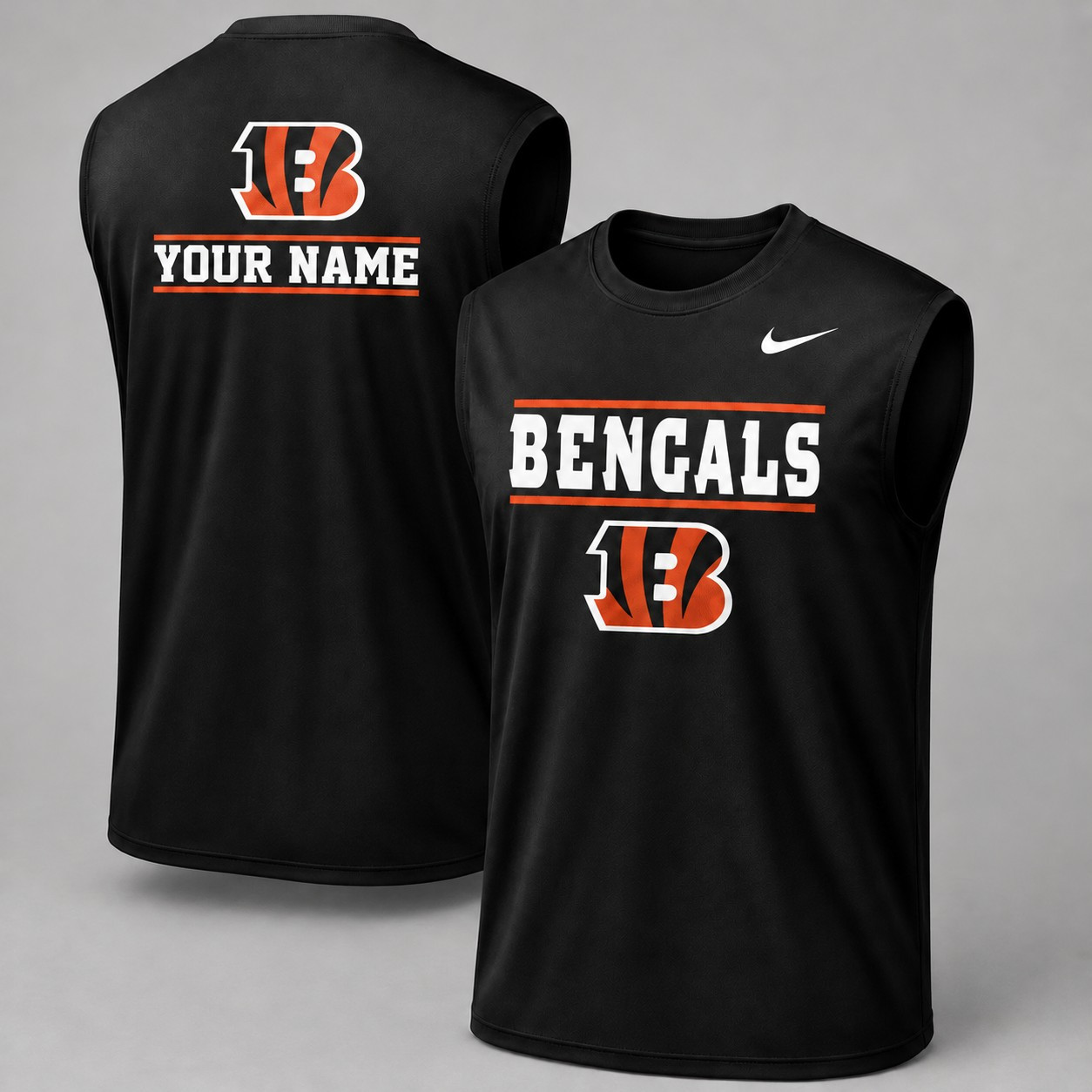 Cincinnati Bengals| Premium NFL Personalized Game Ready Tank Top NY