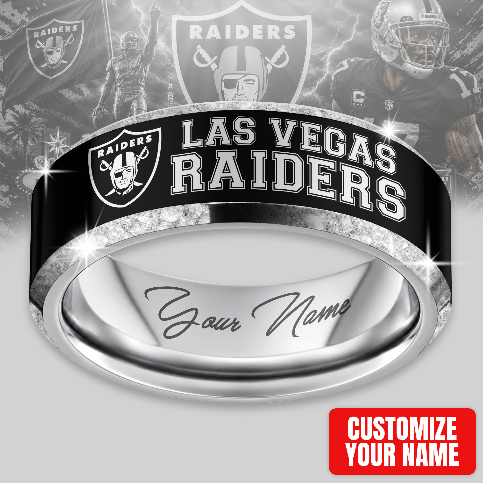 Las Vegas Raiders | Premium NFL Championship Ring NTH1